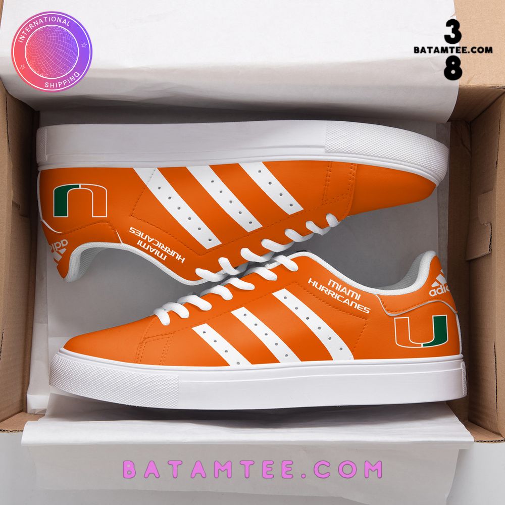 Miami Hurricanes NCAA Basketball Orange Stan Smith Shoes's Overview - Batamtee Shop - Threads & Totes: Your Style Destination