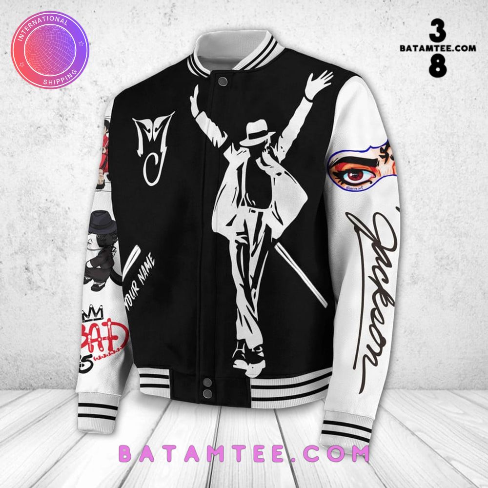 Michael Jackson Limited Design Custom Name Baseball Jacket's Overview - Batamtee Shop - Threads & Totes: Your Style Destination