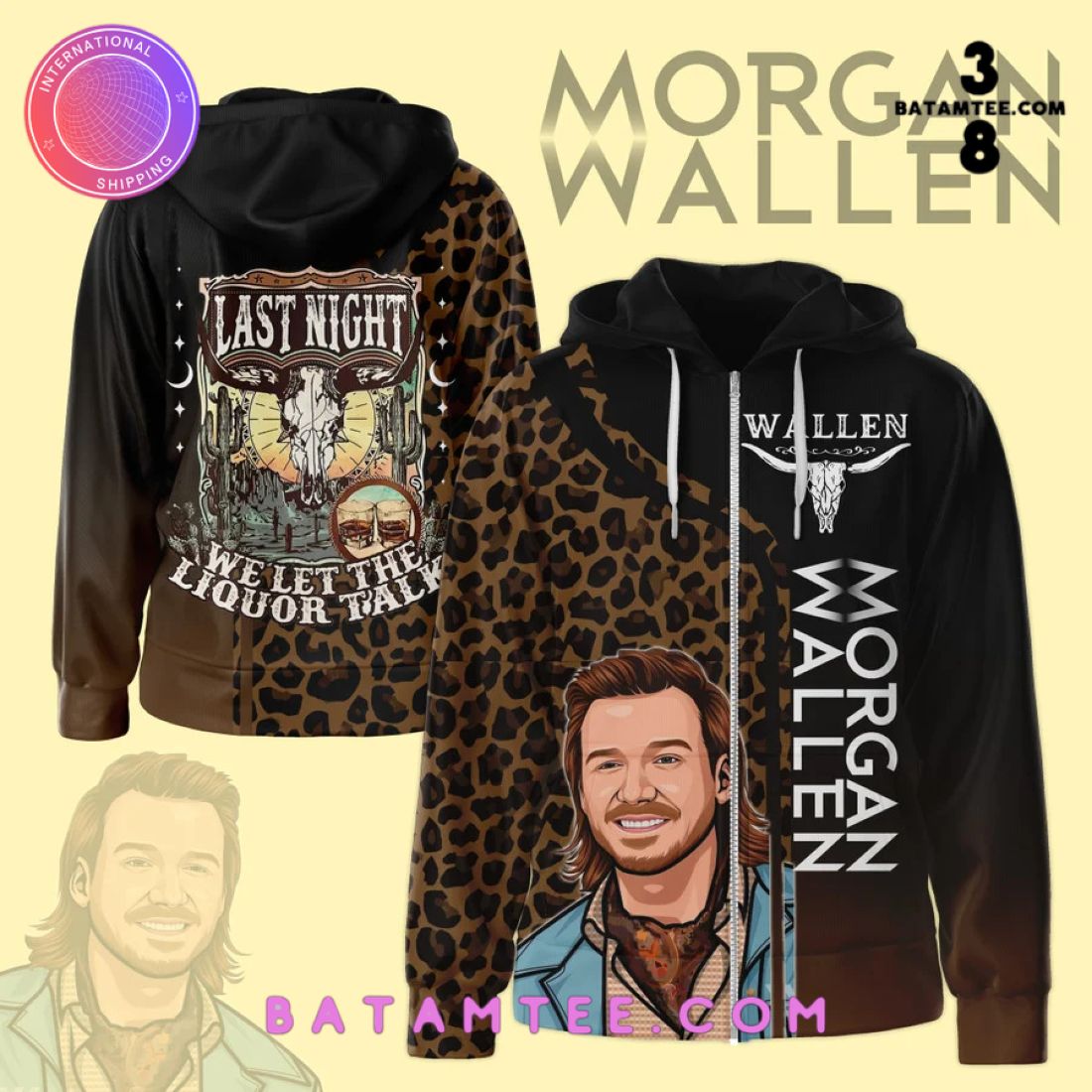 Morgan Wallen Last Night We Let The Liquor Talk Hoodie's Overview - Batamtee Shop - Threads & Totes: Your Style Destination