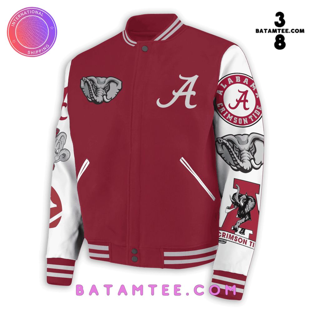 NCAA Alabama Crimson Tide Baseball Jacket's Overview - Batamtee Shop - Threads & Totes: Your Style Destination