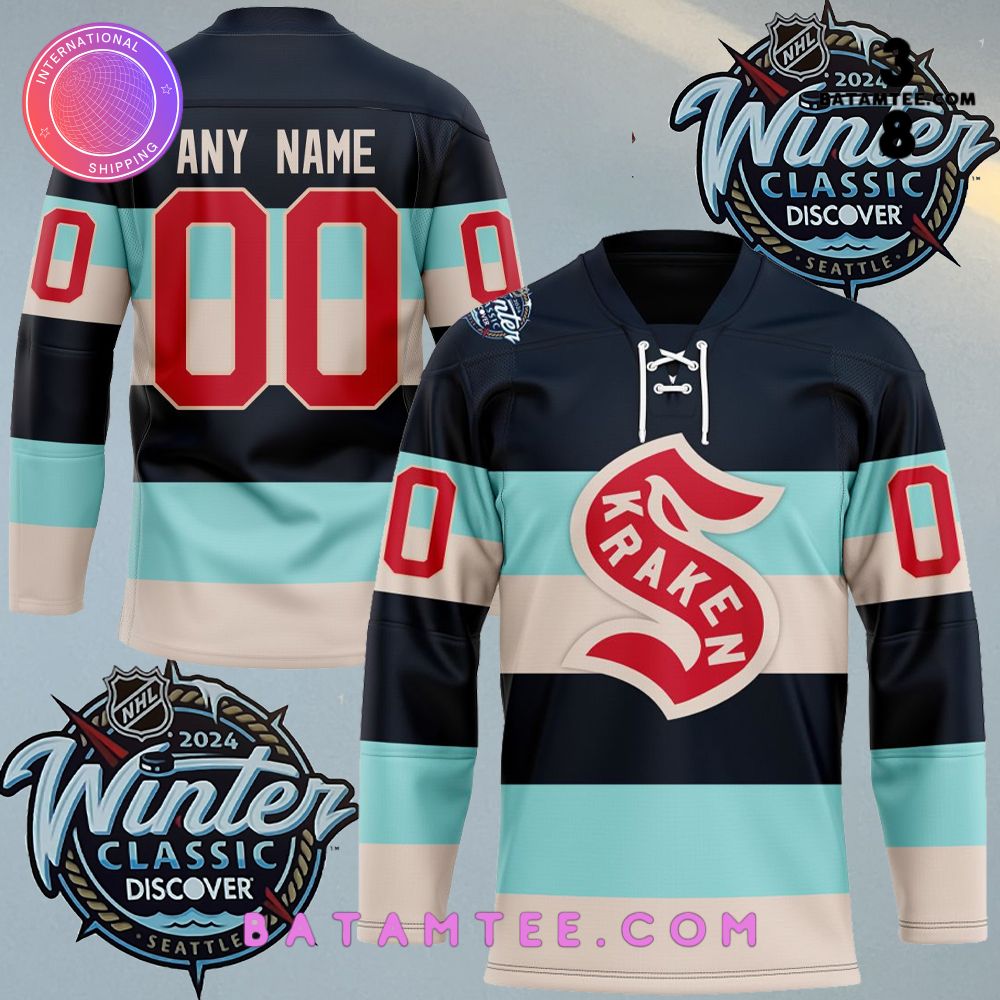 NHL Seattle Kraken 2024 Winter Classic Customized Hockey Jersey's Overview - Batamtee Shop - Threads & Totes: Your Style Destination