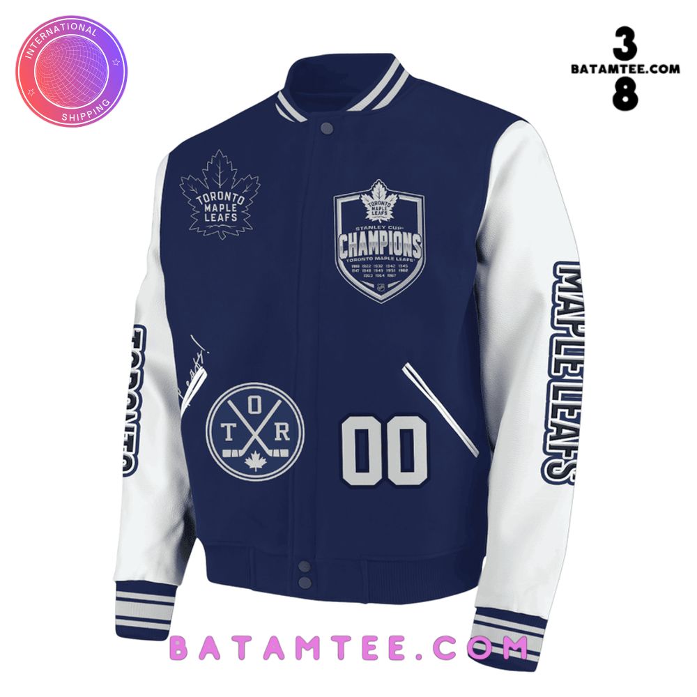 NHL Toronto Maple Leafs Ice Hockey Go Leafs Baseball Jacket's Overview - Batamtee Shop - Threads & Totes: Your Style Destination