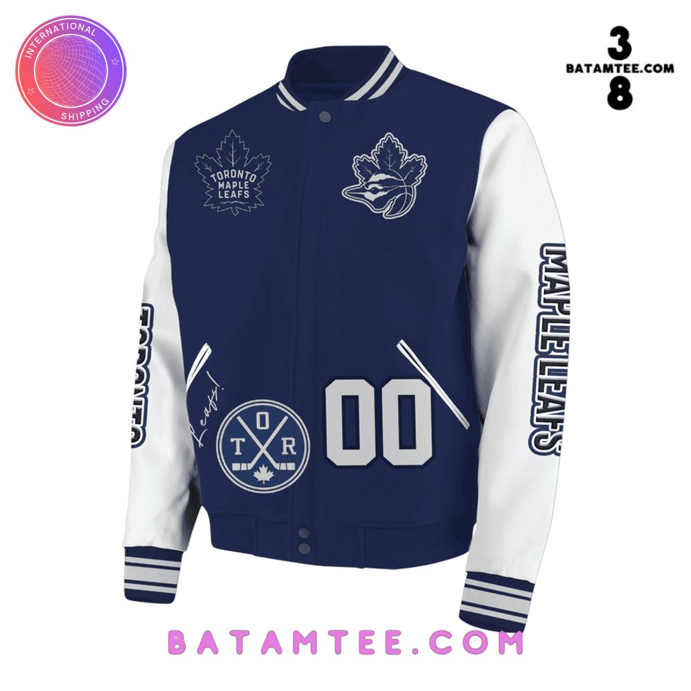 NHL Toronto Maple Leafs Nation Go Leafs Baseball Jacket's Overview - Batamtee Shop - Threads & Totes: Your Style Destination