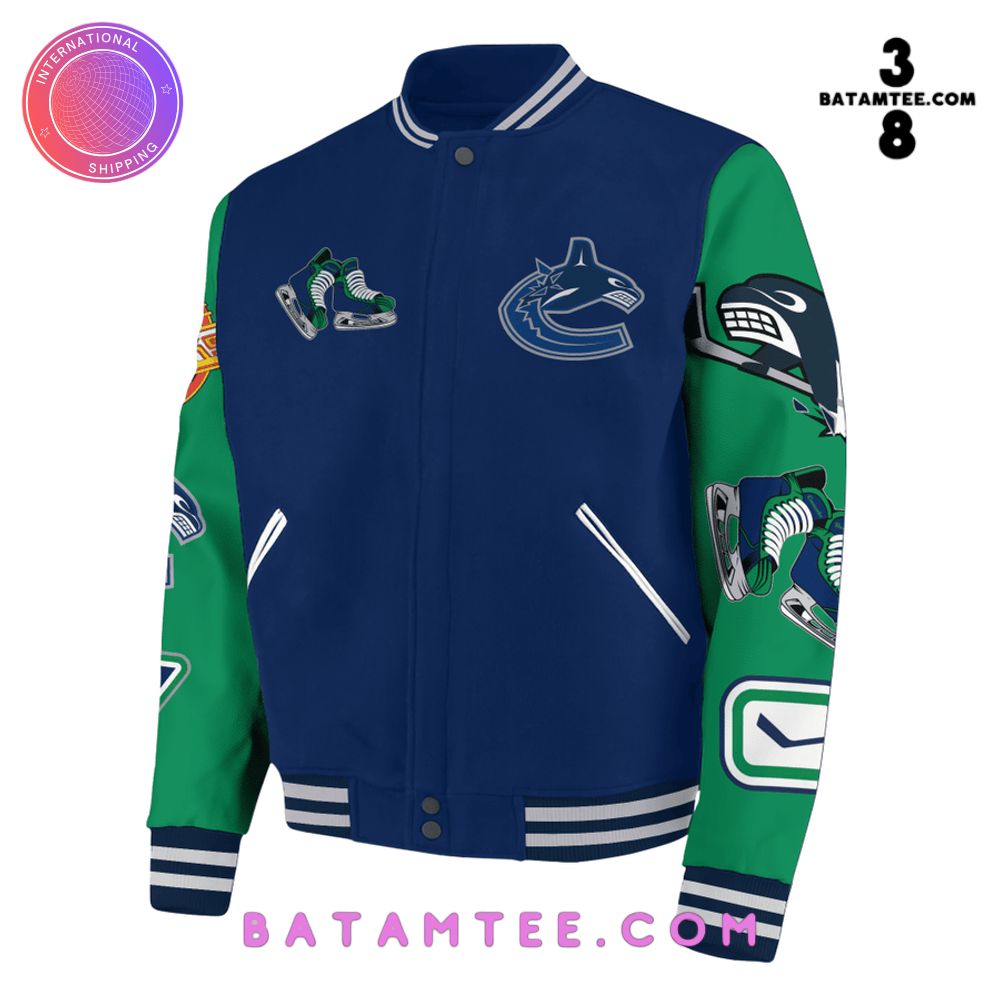 NHL Vancouver Canucks Baseball Jacket's Overview - Batamtee Shop - Threads & Totes: Your Style Destination