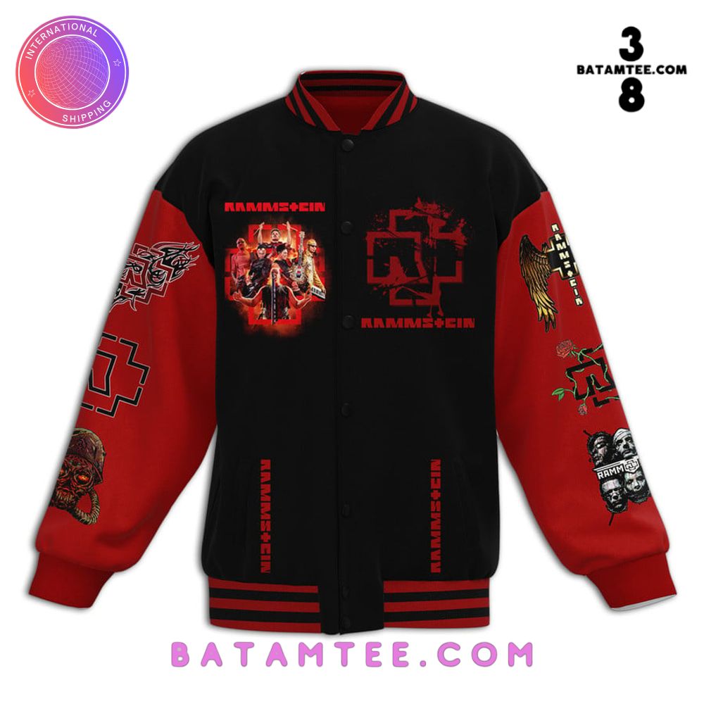 Rammstein Metal Baseball Jacket's Overview - Batamtee Shop - Threads & Totes: Your Style Destination