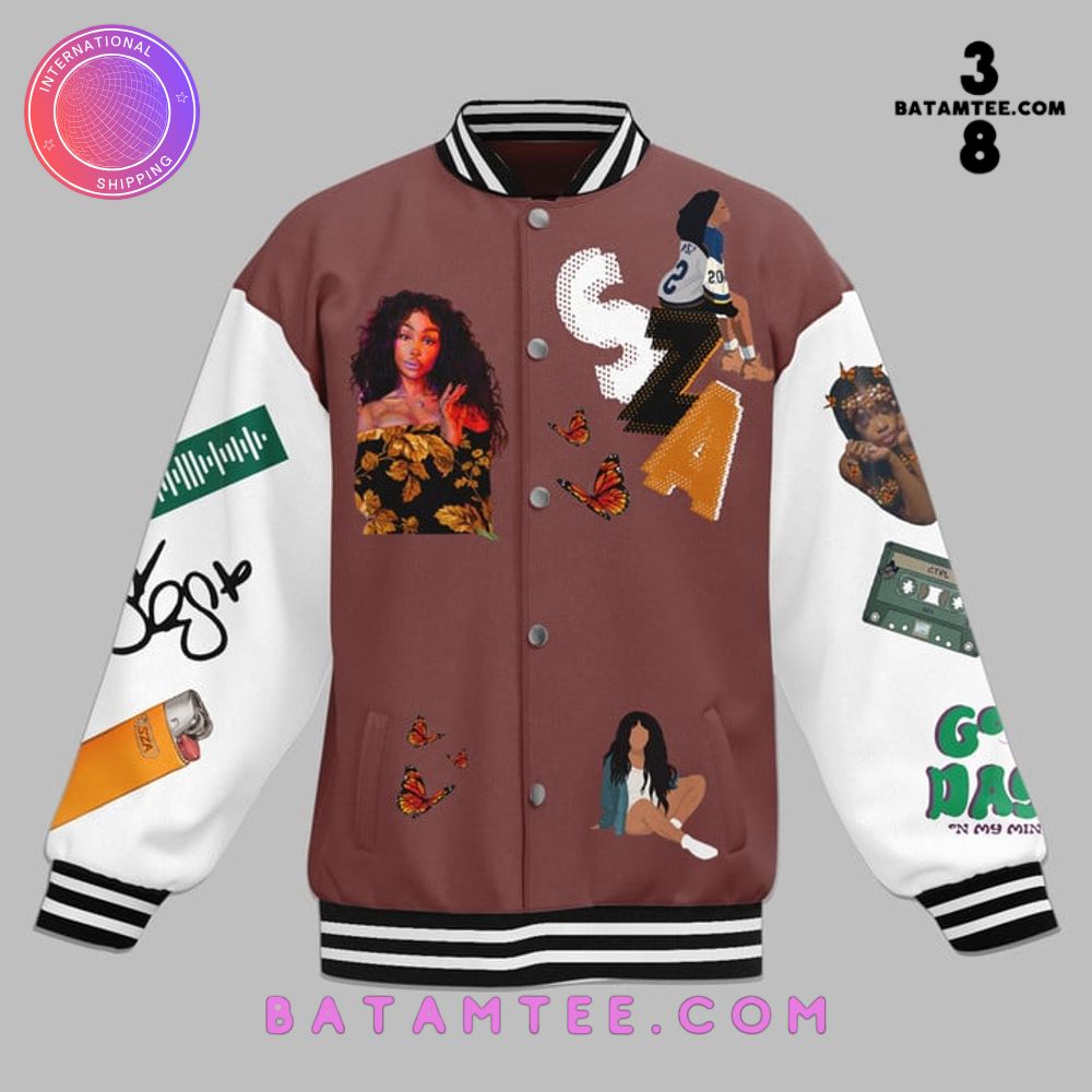 SZA Nobody Gets Me Like You Baseball Jacket's Overview - Batamtee Shop - Threads & Totes: Your Style Destination