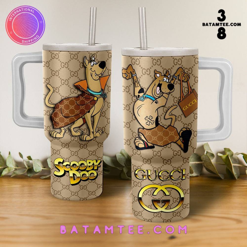 Scooby Doo x Gucci Collab Stanley Tumbler 40oz's Overview - Batamtee Shop - Threads & Totes: Your Style Destination