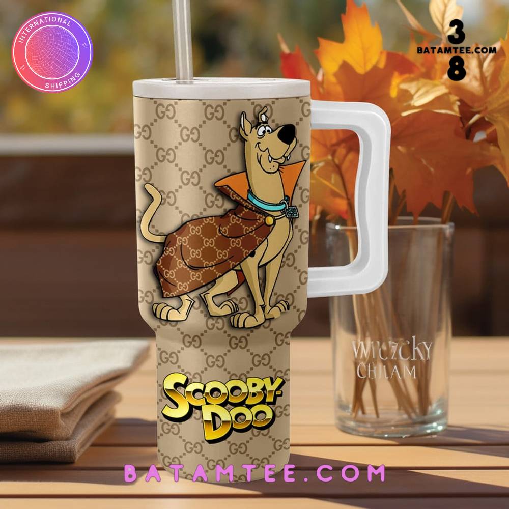 Scooby Doo x Gucci Collab Stanley Tumbler 40oz's Overview - Batamtee Shop - Threads & Totes: Your Style Destination