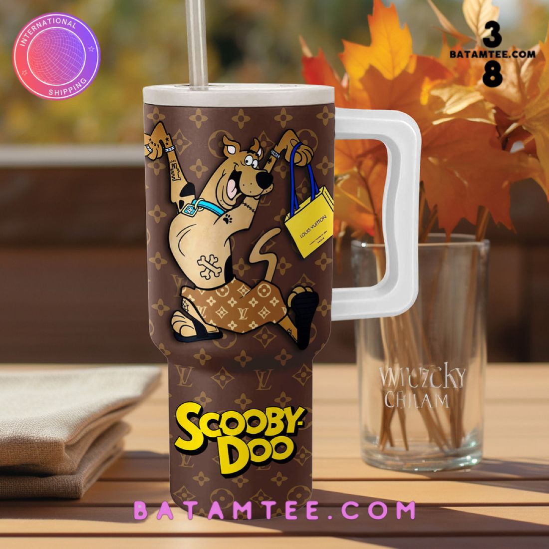 Scooby Doo x Louis Vuitton Collab Stanley Tumbler 40oz's Overview - Batamtee Shop - Threads & Totes: Your Style Destination