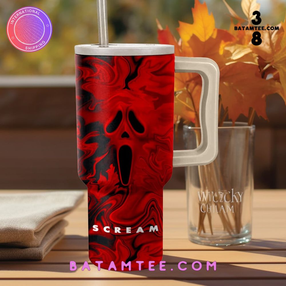 Scream What's Your Favourite Scary Movie Stanley Tumbler 40oz's Overview - Batamtee Shop - Threads & Totes: Your Style Destination