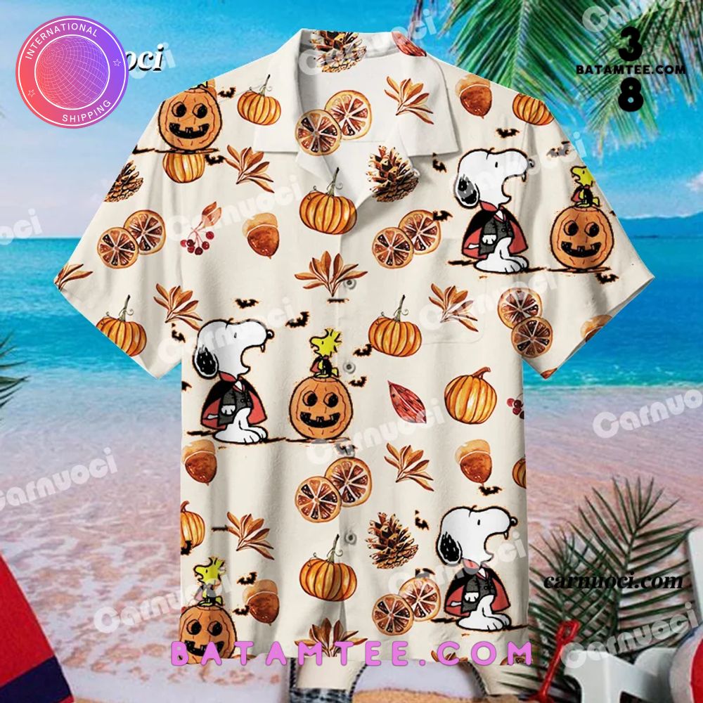 Snoopy Thanksgiving White Hawaiian Shirt's Overview - Batamtee Shop - Threads & Totes: Your Style Destination