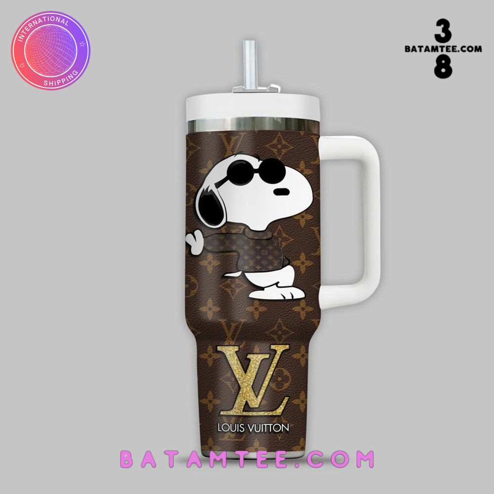 Snoopy x Louis Vuitton Stanley Tumbler 40oz's Overview - Batamtee Shop - Threads & Totes: Your Style Destination