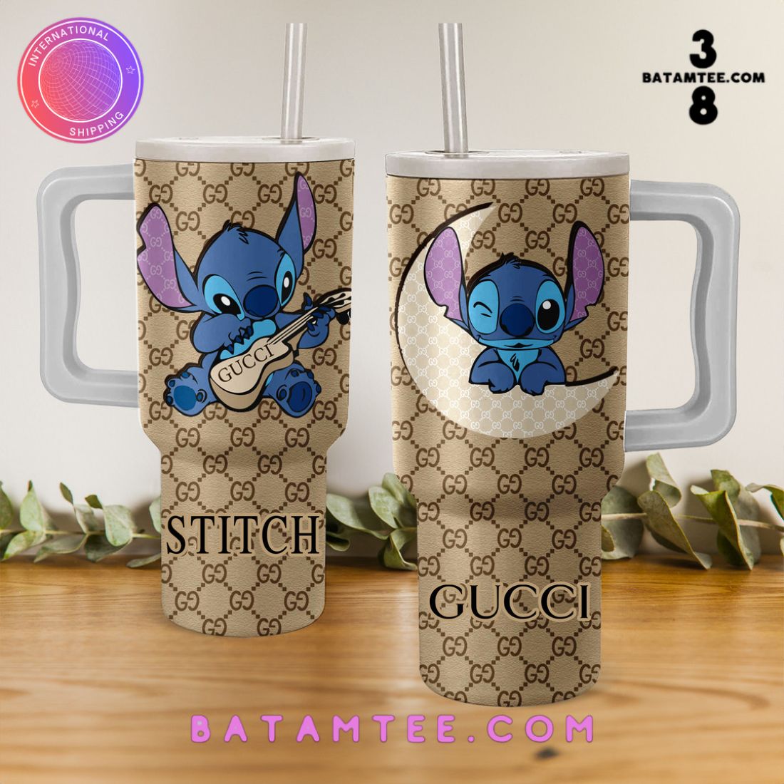 Stitch x Gucci Stanley Tumbler 40oz's Overview - Batamtee Shop - Threads & Totes: Your Style Destination