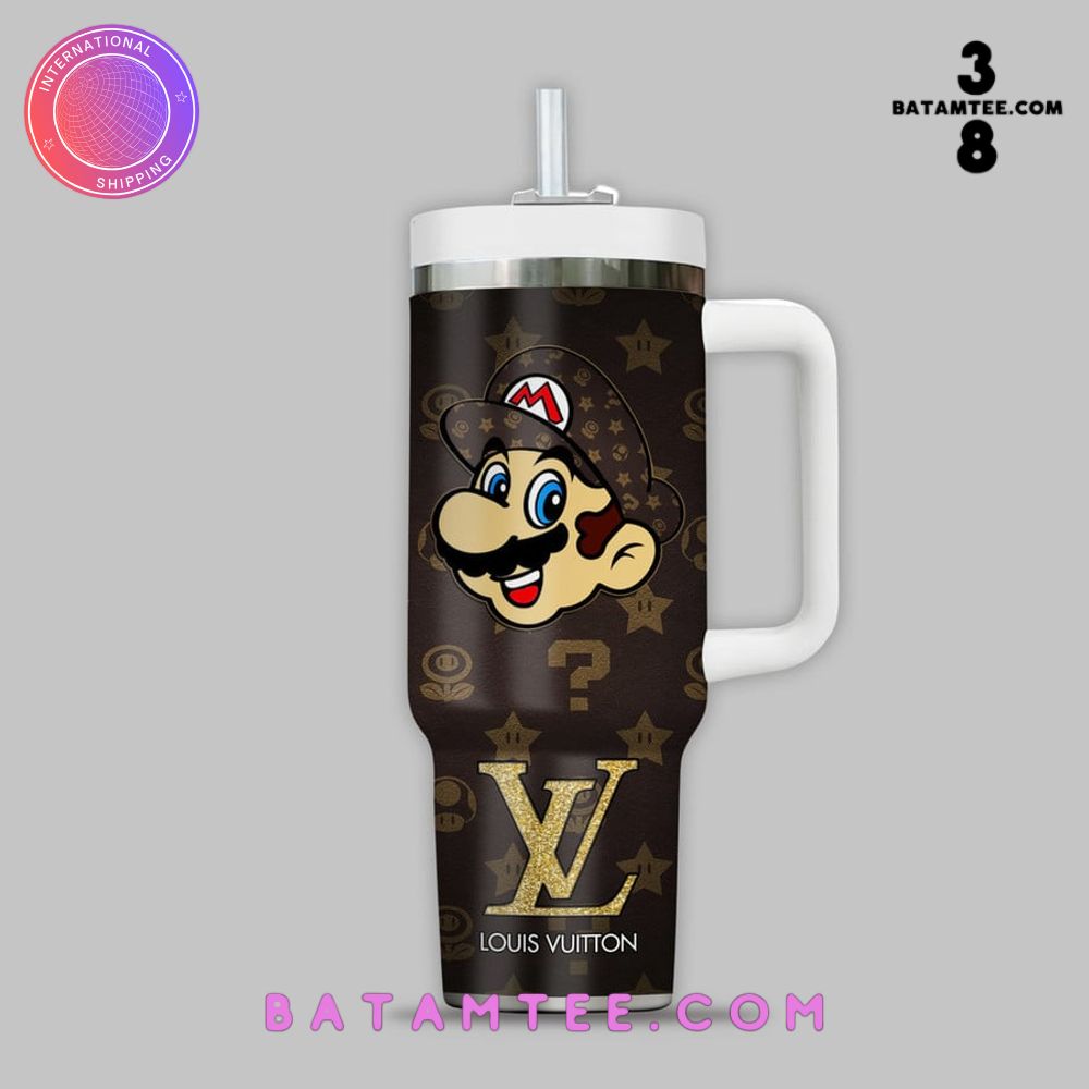 Super Mario x Louis Vuitton Stanley Tumbler 40oz's Overview - Batamtee Shop - Threads & Totes: Your Style Destination