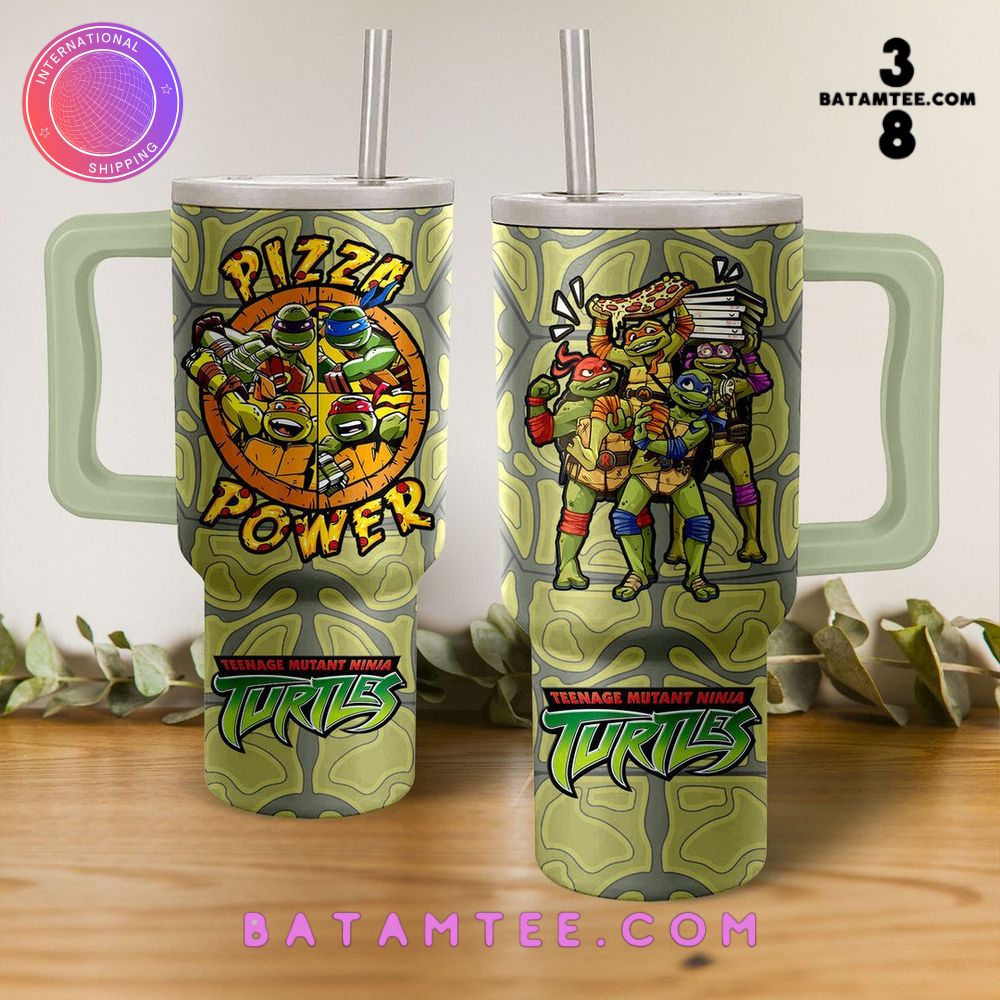 Teenage Mutant Ninja Turtles Pizza Power Stanley Tumbler 40oz's Overview - Batamtee Shop - Threads & Totes: Your Style Destination