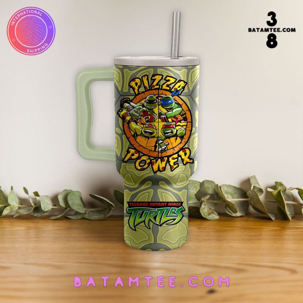 Teenage Mutant Ninja Turtles Pizza Power Stanley Tumbler 40oz's Overview - Batamtee Shop - Threads & Totes: Your Style Destination