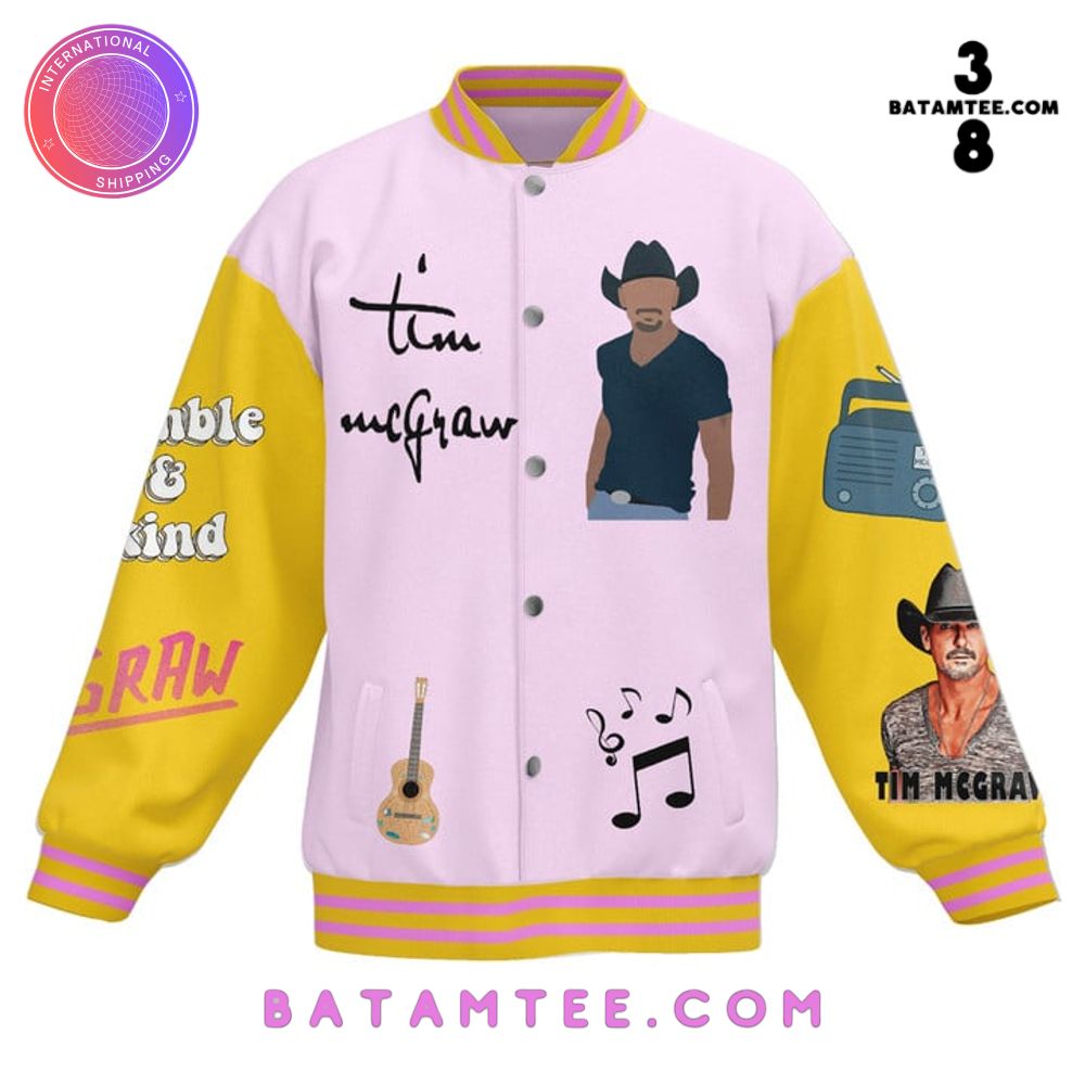 Tim McGraw Always Stay Humble And Kind Baseball Jacket's Overview - Batamtee Shop - Threads & Totes: Your Style Destination