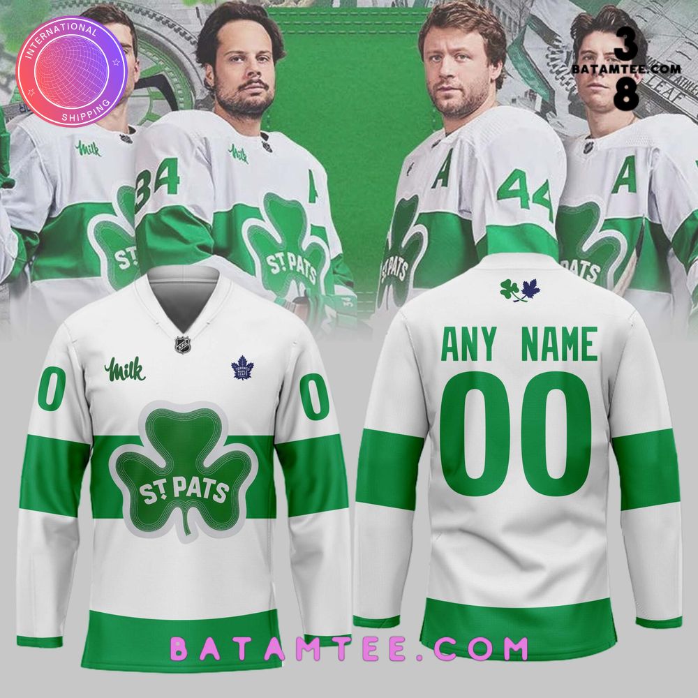 Toronto Maple Leafs “Saint Patrick’s day” Personalized Hockey Jersey's Overview - Batamtee Shop - Threads & Totes: Your Style Destination