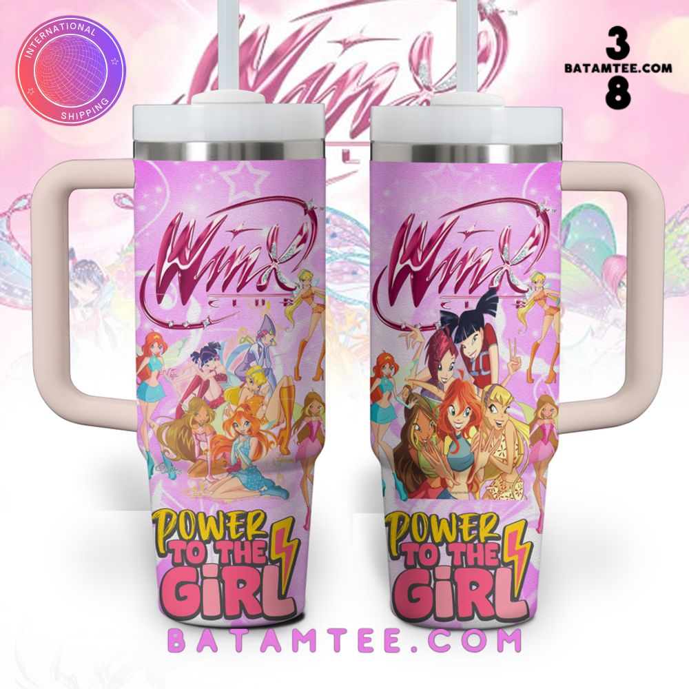 Winx Club Power To The Girl Stanley Tumbler 40oz's Overview - Batamtee Shop - Threads & Totes: Your Style Destination