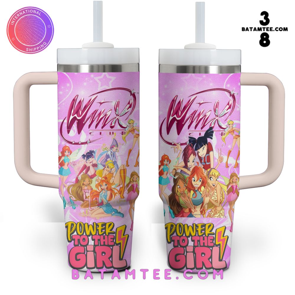 Winx Club Power To The Girl Stanley Tumbler 40oz's Overview - Batamtee Shop - Threads & Totes: Your Style Destination