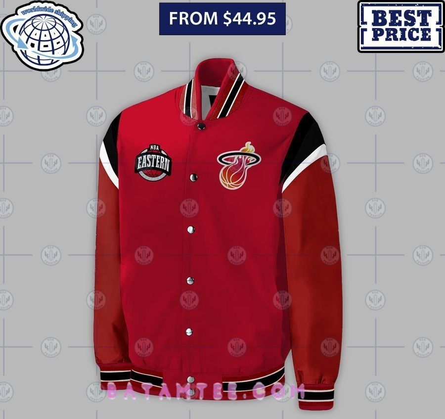 NBA Miami Heat Jaime Jaquez Jr Baseball Jacket