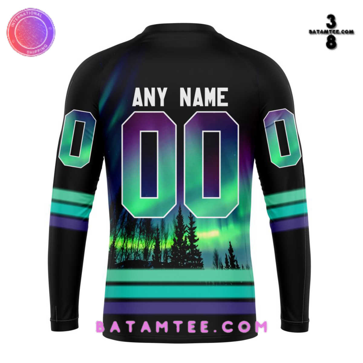 NHL Chicago Blackhawks Special Design Northern Lights Custom Name Sweatshirt's Overview - Batamtee Shop - Threads & Totes: Your Style Destination